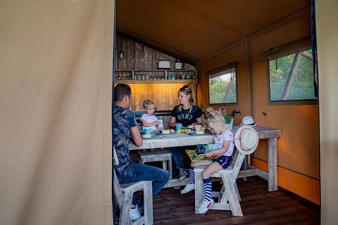 Luxuriöse Glampinghütte für 8 Personen in Limburg - 3