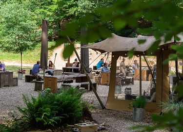 Safari tent with private hottub in the forest - 23