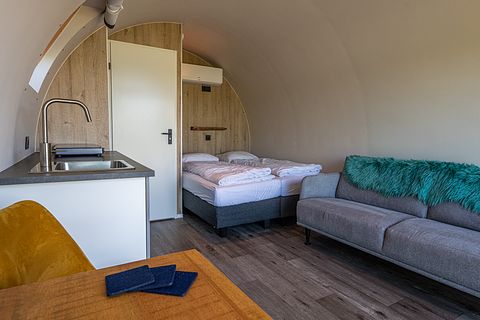 2-persoonslodge met weids uitzicht in Drenthe - 4