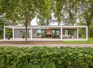 Cubes forestiers modernes dans le Limbourg