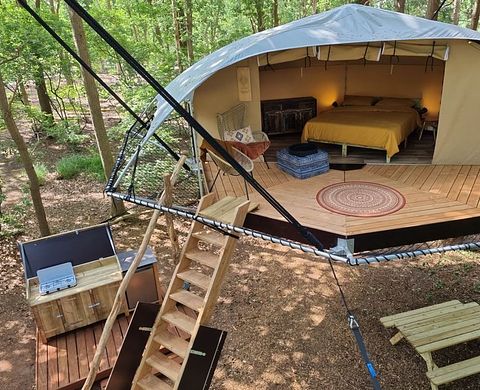Unique glamping tent high among the trees - 3