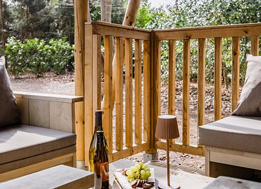 Luxury glamping lodge with private hot tub - 4