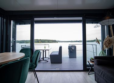 Houseboat met hottub op het water - 13