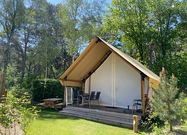 Luxury glamping tent (4p) on the Veluwe