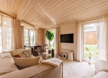 Houten lodge (5p) in mooie omgeving - 10