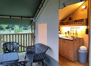 Safari tent on quiet location in Brabant - 4