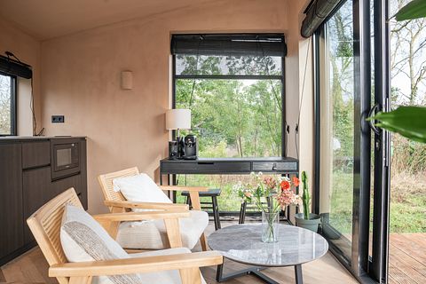 Attractive wooden cabin with terrace - 2