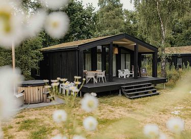 Vakantiehuis (4p) met hottub in de natuur