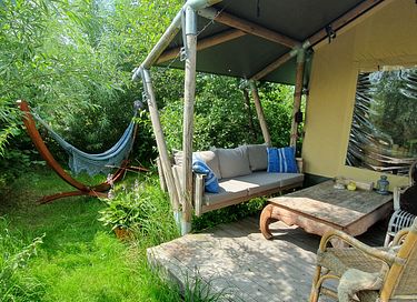 Glamping med privat hottub - 2