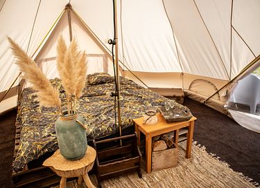 Glamplodge met privé sanitair in Friesland - 2