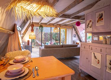 Knus A-frame huisje in de Belgische bossen - 4