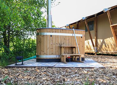 Glamping tent (2p) with hot tub - 2