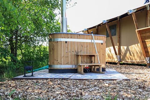 Glamping tent (2p) with hot tub - 2