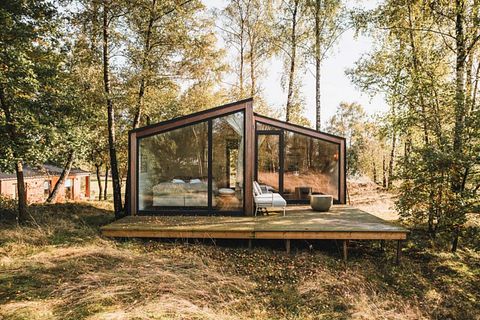 Luxe cabin op de top van een heuvel - 5