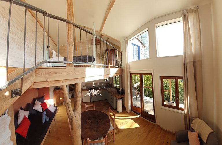 houten lodge met uitzicht op de Pyreneeën - 1