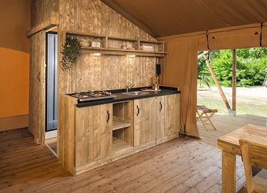Tente safari de luxe avec grande terrasse à Twente - 8