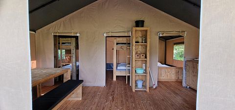 Safarizelt auf einem Familiencampingplatz in Overijssel - 2