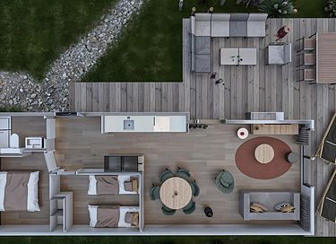 Lodge avec jacuzzi privé dans les bois - 22