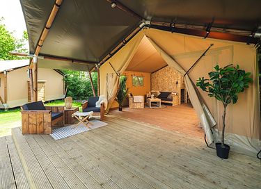 Tente safari de luxe avec grande terrasse à Twente - 7