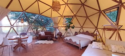 Overnachten in een unieke Dome aan het water - 5
