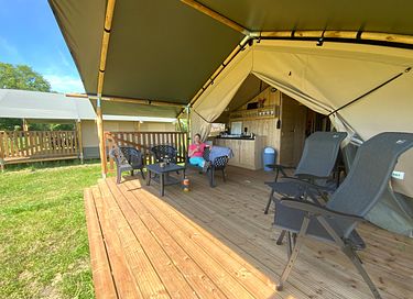Safari tent on quiet location in Brabant - 15