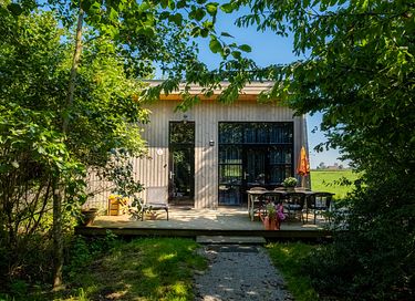 Tiny house with 2 terraces with a view