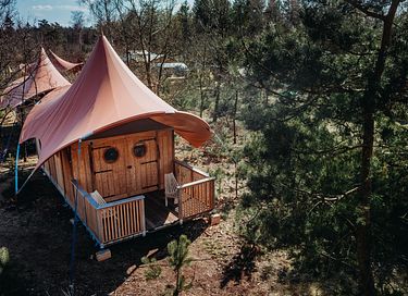 Ruime tent voor 2 personen op prachtige plek - 1