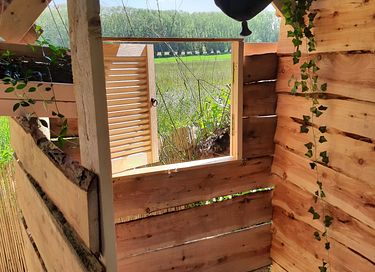 Overnachten in ecologische boomhut met hottub - 16