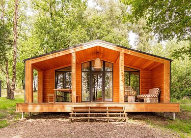Houten lodge (5p) in mooie omgeving - 2