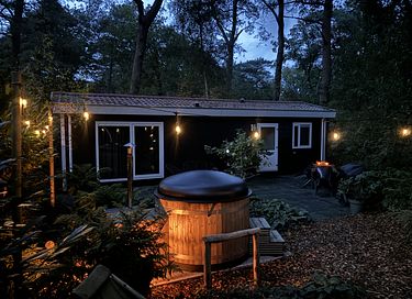 Wellness chalet in bos met sauna en hottub - 19