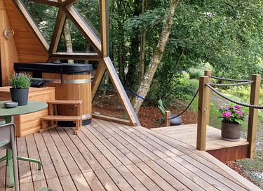 Luxe dome met Noors bad in de Ardennen - 5