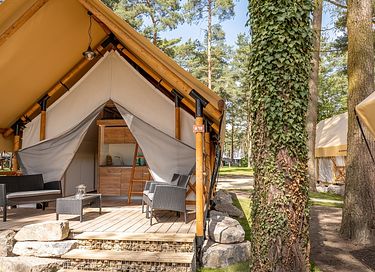 Glampingzelt für 4 Personen mit eigener Terrasse - 2