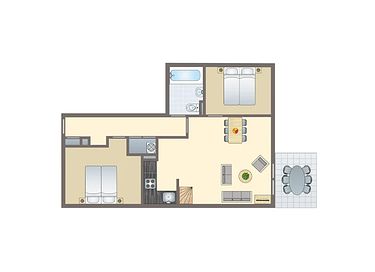 Appartement (6p) direct aan zee - 11