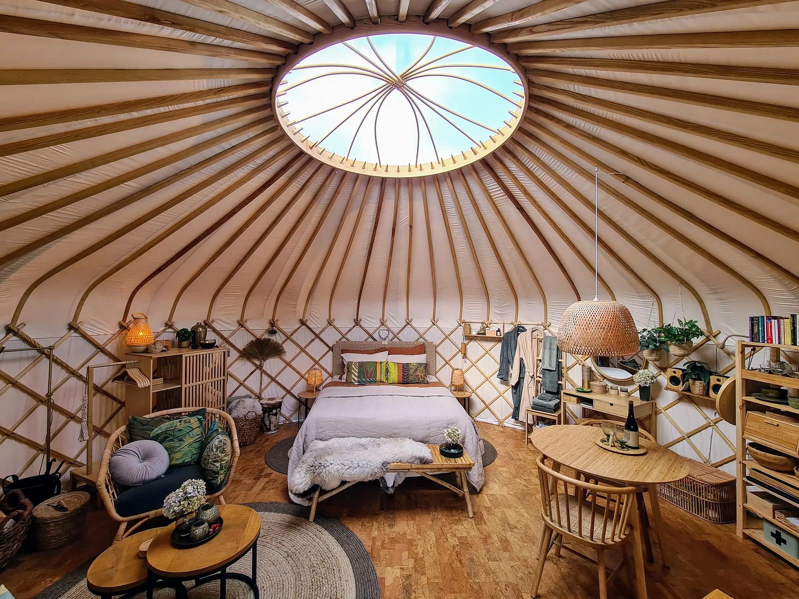 5 x overnight stays in a yurt in the Netherlands