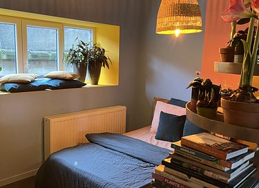 Ferienhaus mit vielen Pflanzen und Whirlpool - 15