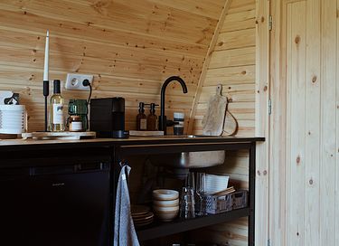 Glamping Pod mit Blick auf den Teich - 8