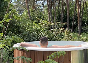 Boslodge met privé hottub en sauna - 3