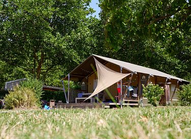 Luxe glampingtent op een familiecamping - 3