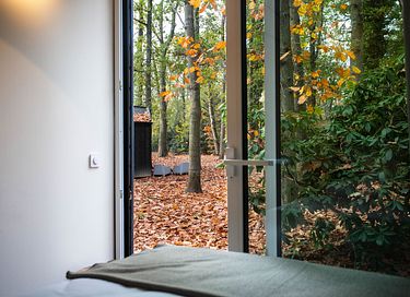 Luxe omgebouwde zeecontainer in het bos - 5