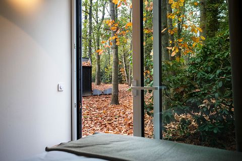 Luxe omgebouwde zeecontainer in het bos - 5