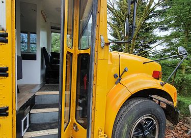 Overnight in an American School Bus - 3