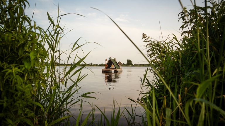 Unique stay on a motorized raft - 1