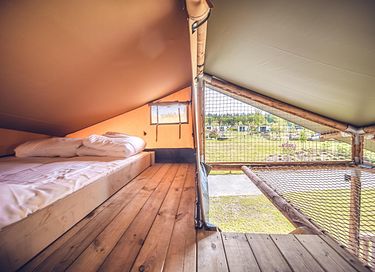 Tente de glamping pour 8 personnes avec cabine de couchage - 6
