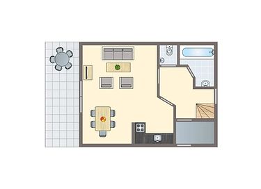 5-persoons bungalow met aanlegsteiger - 14