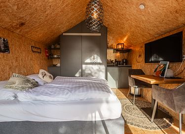 Tiny house aan een meer in Overijssel - 8