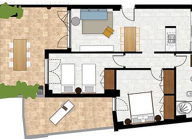 Luxury apartment with sea view on the beach - 11