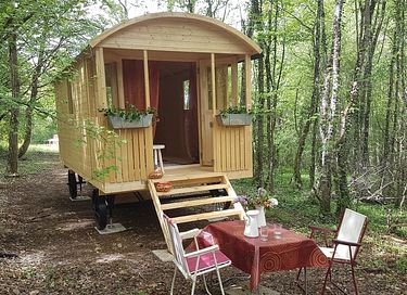 Prachtige pipowagen in de Franse natuur - 12