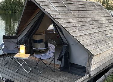 Slapen op een vlot op de Loosdrechtse plassen - 16