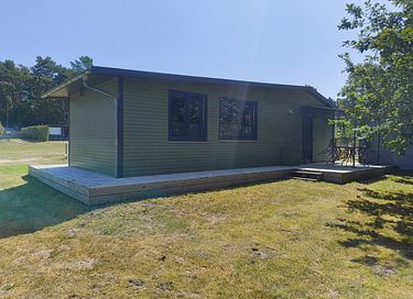 Houten lodge met omheinde tuin in Duitsland - 14