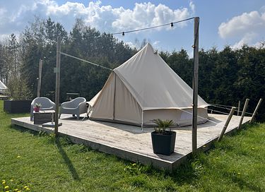 Glamplodge met privé sanitair in Friesland - 23